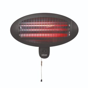 QUARTZ HEATER 2000W BLACK IPX4