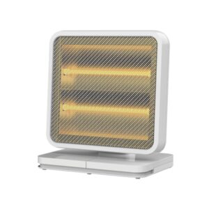 QUARTZ HEATER WITH OSCILLATION WHITE 800W