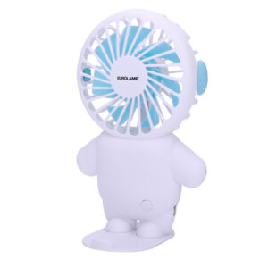 HAND FAN RECHARGEABLE WITH USB Φ8 WHITE-BLUE